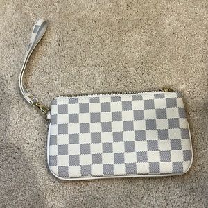 Checkered Wristlet